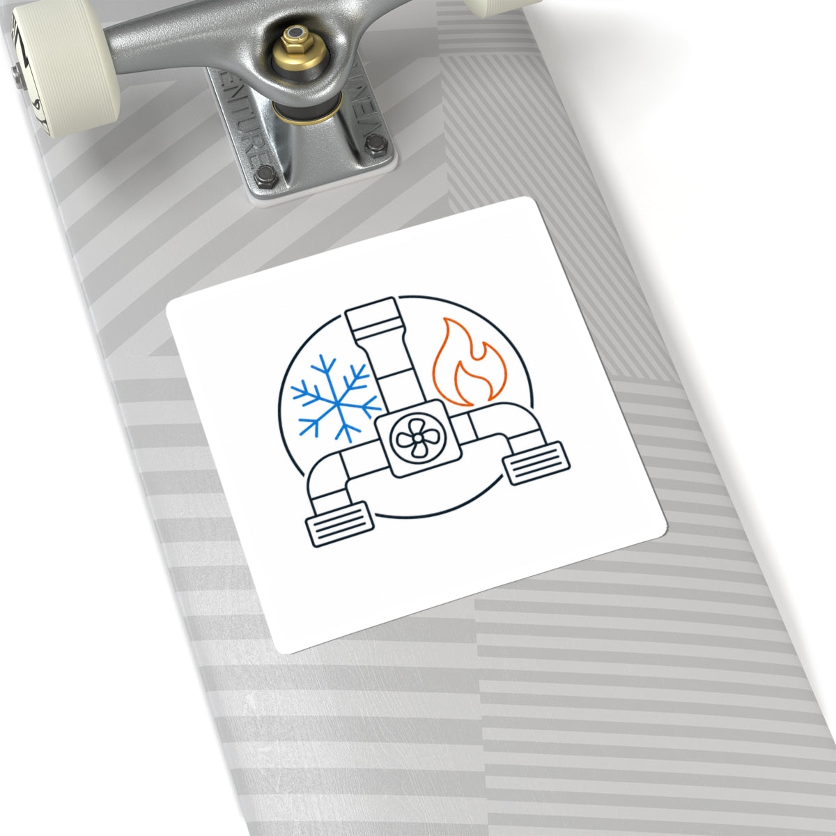 Heating And Cooling System Sticker