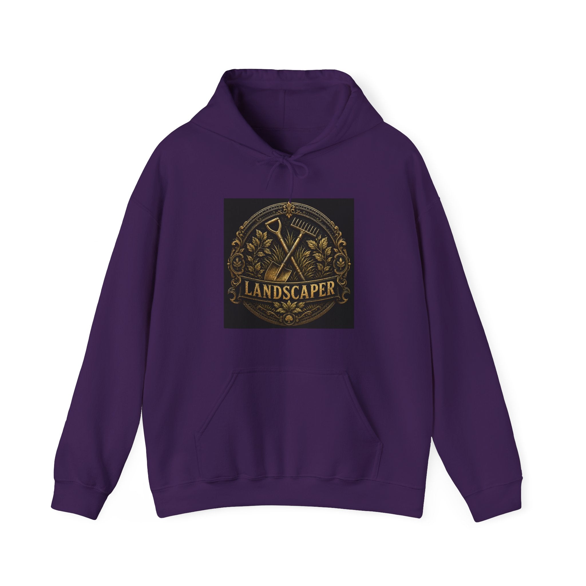 Proud Landscaper Badge Hoodie