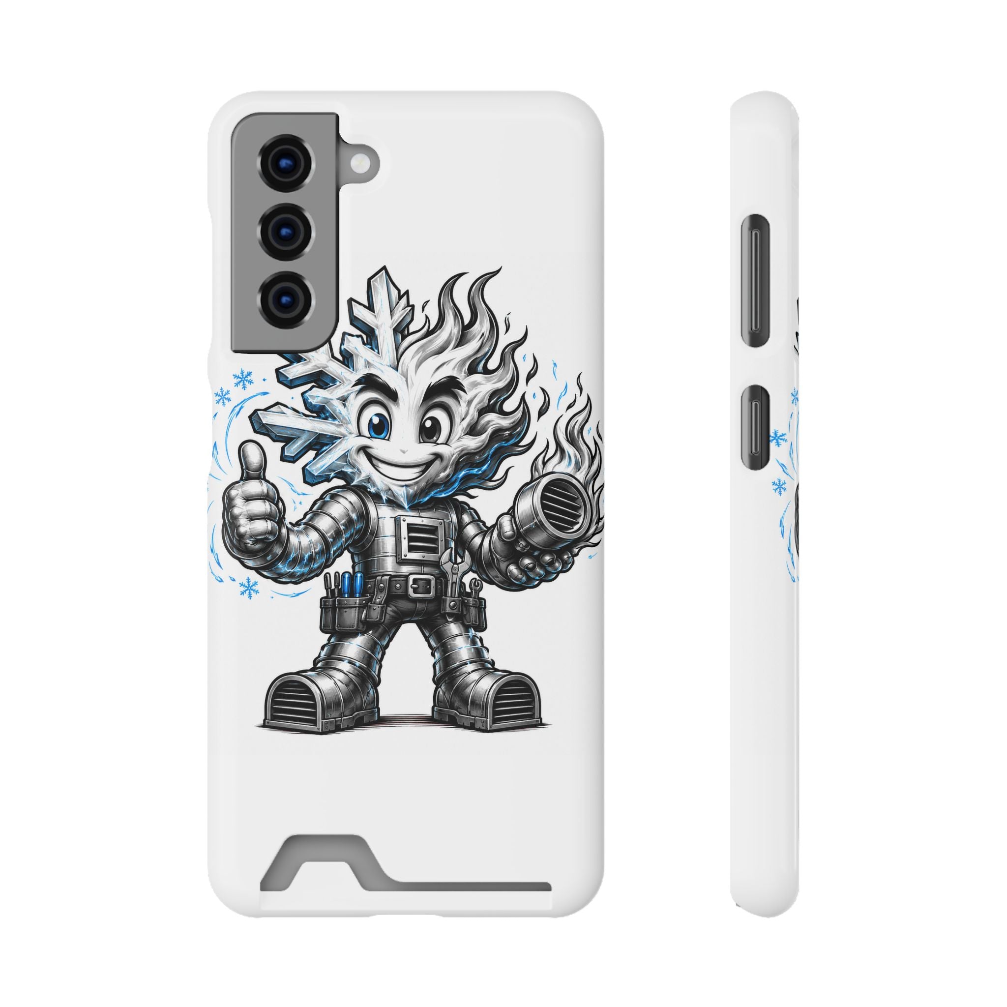 Chilly Robot Snowflake Buddy Phone Case