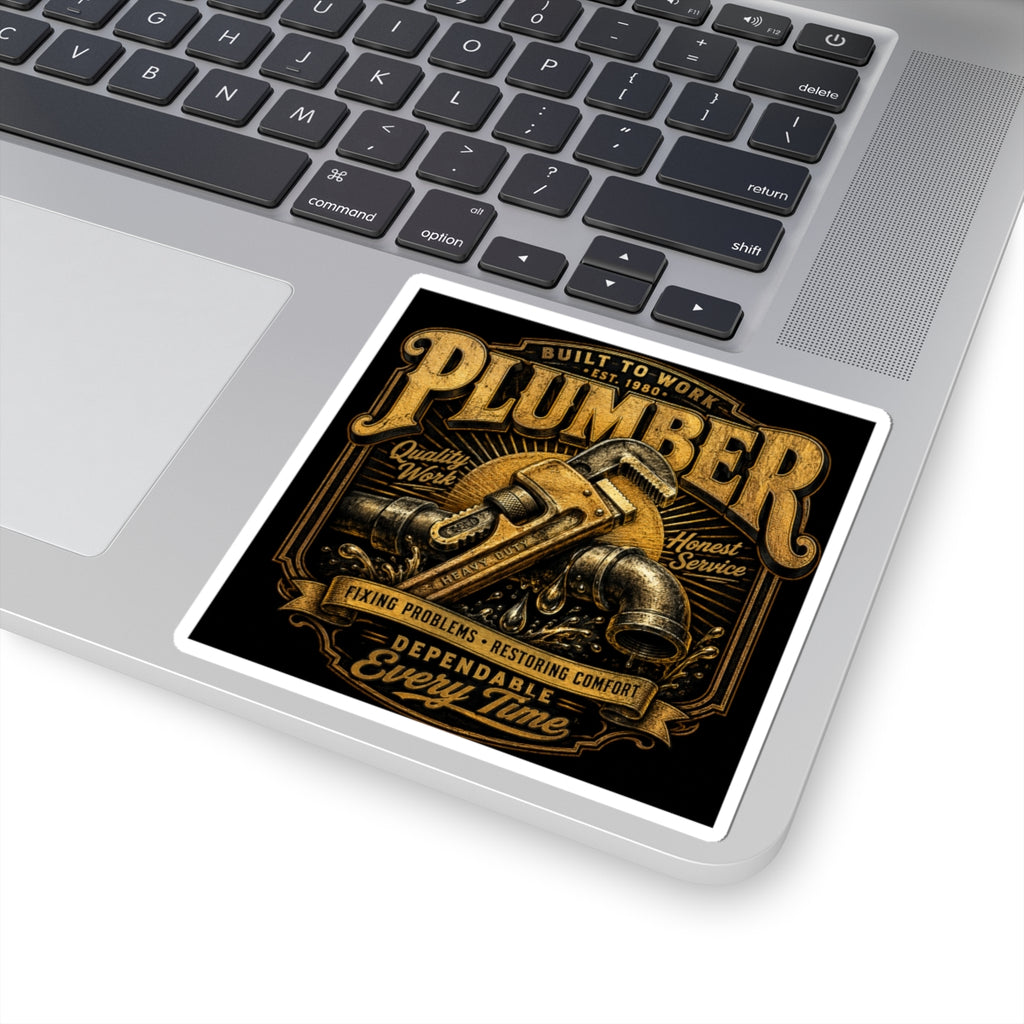 Proud Plumber Workwear Sticker