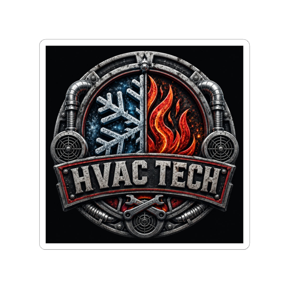 Hvac Tech Specialist Gear Sticker