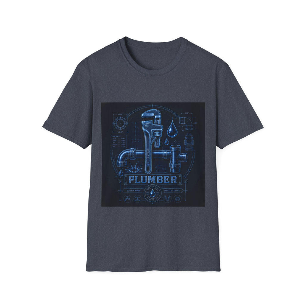 Proud Plumber Blueprint Classic Tee
