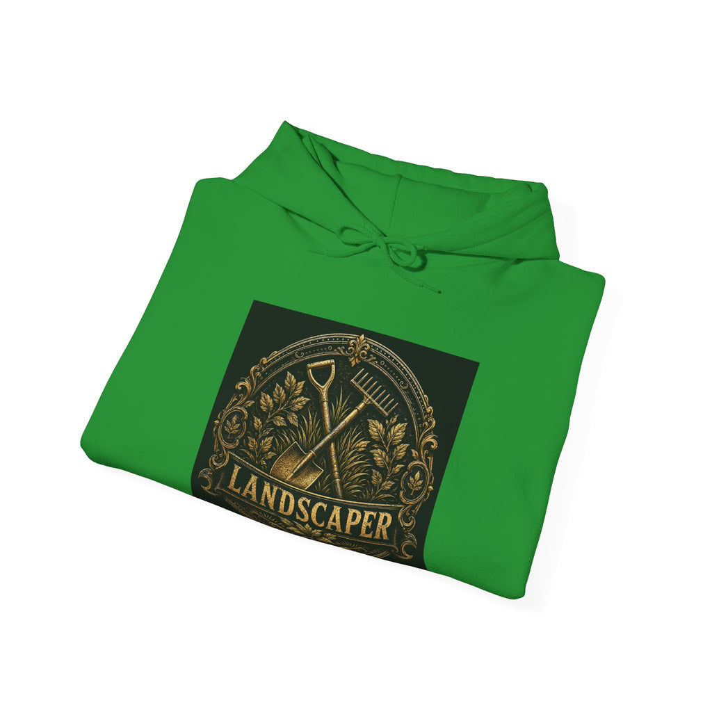 Proud Landscaper Badge Hoodie