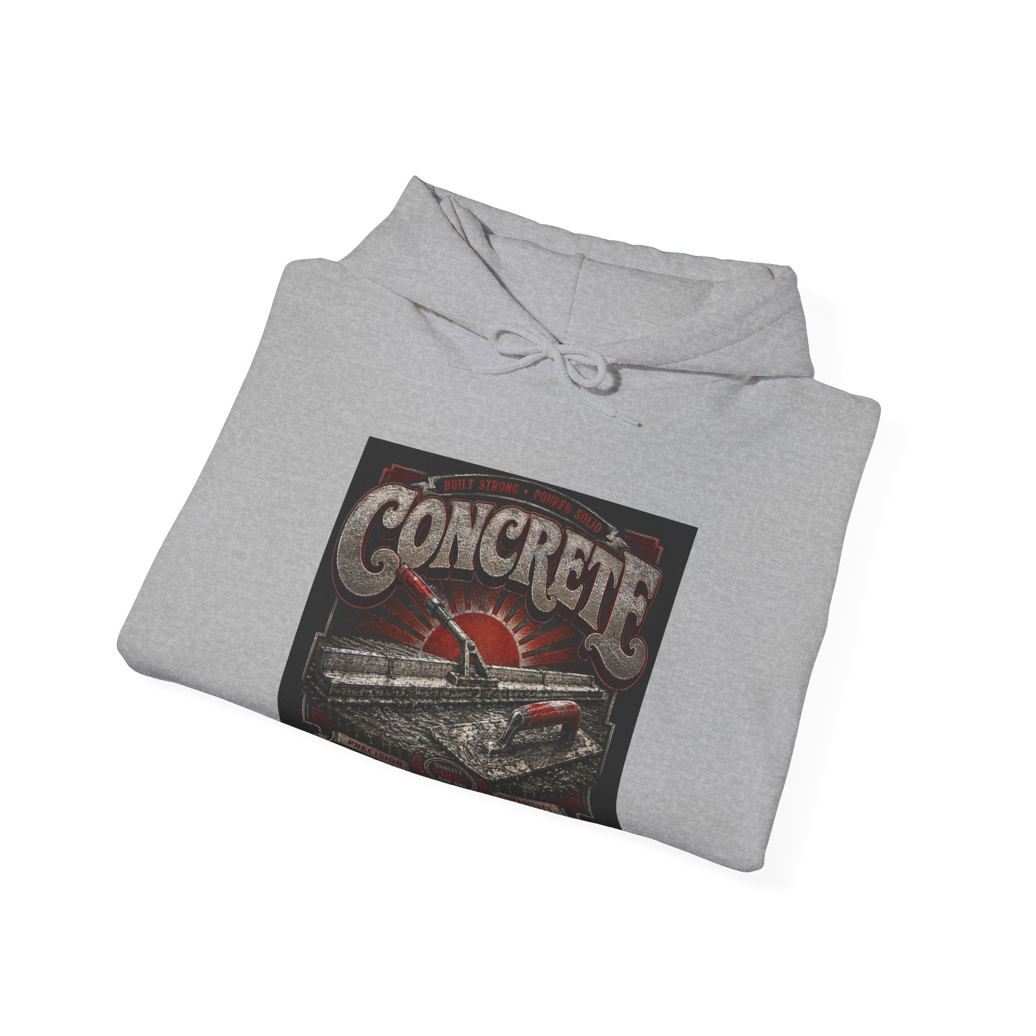 Built Strong Concrete Crew Hoodie