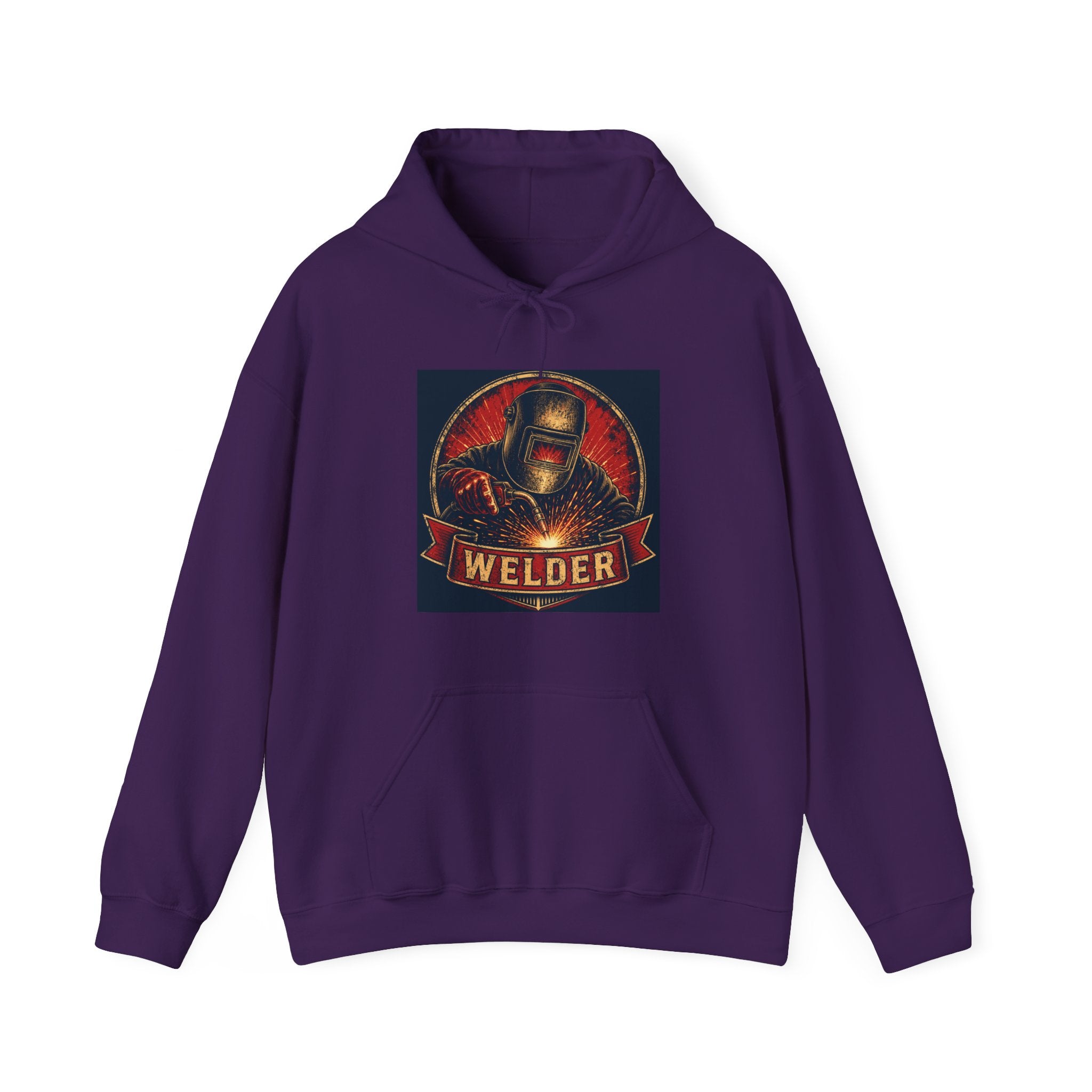 Proud Welder Badge Hoodie