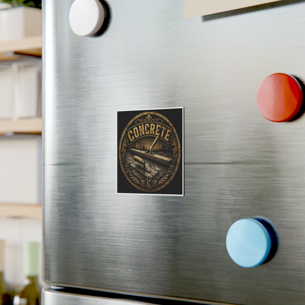 Concrete Craftsmanship Magnet