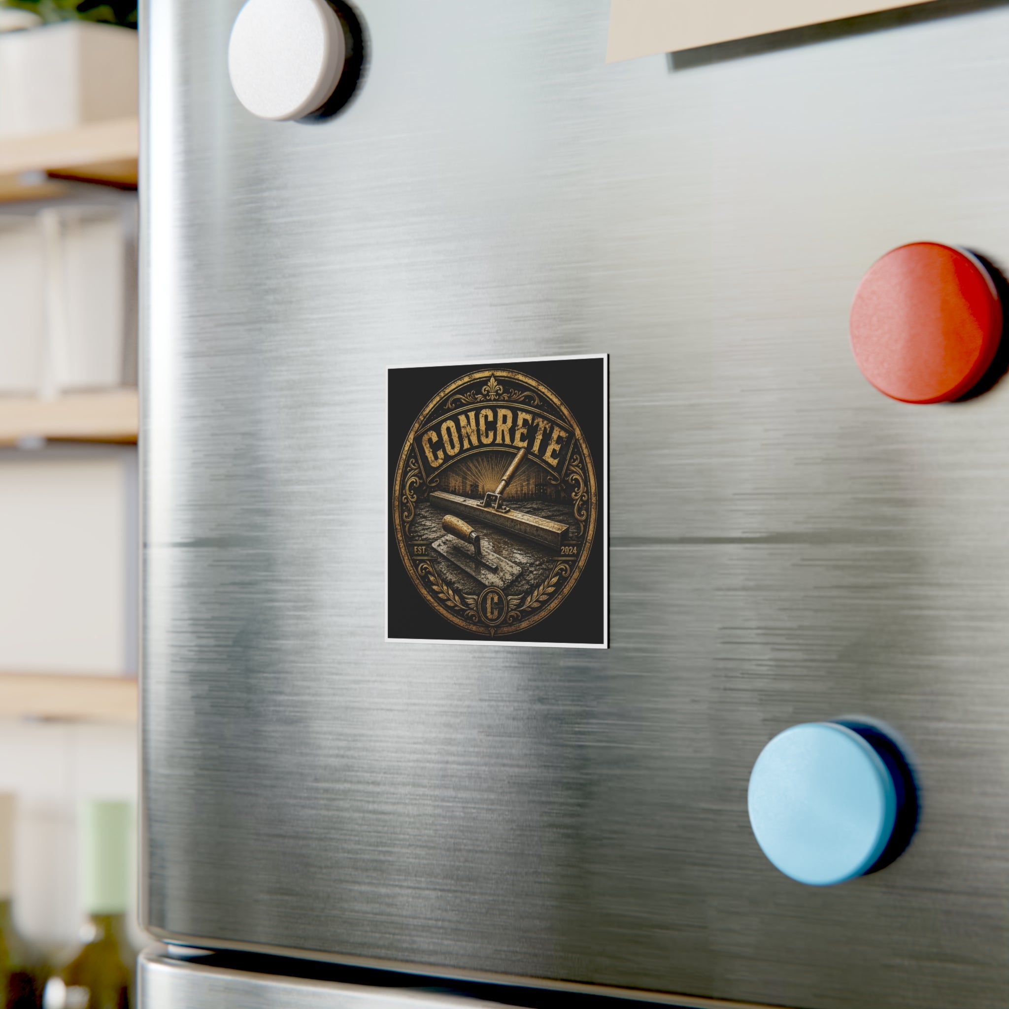 Concrete Craftsmanship Magnet