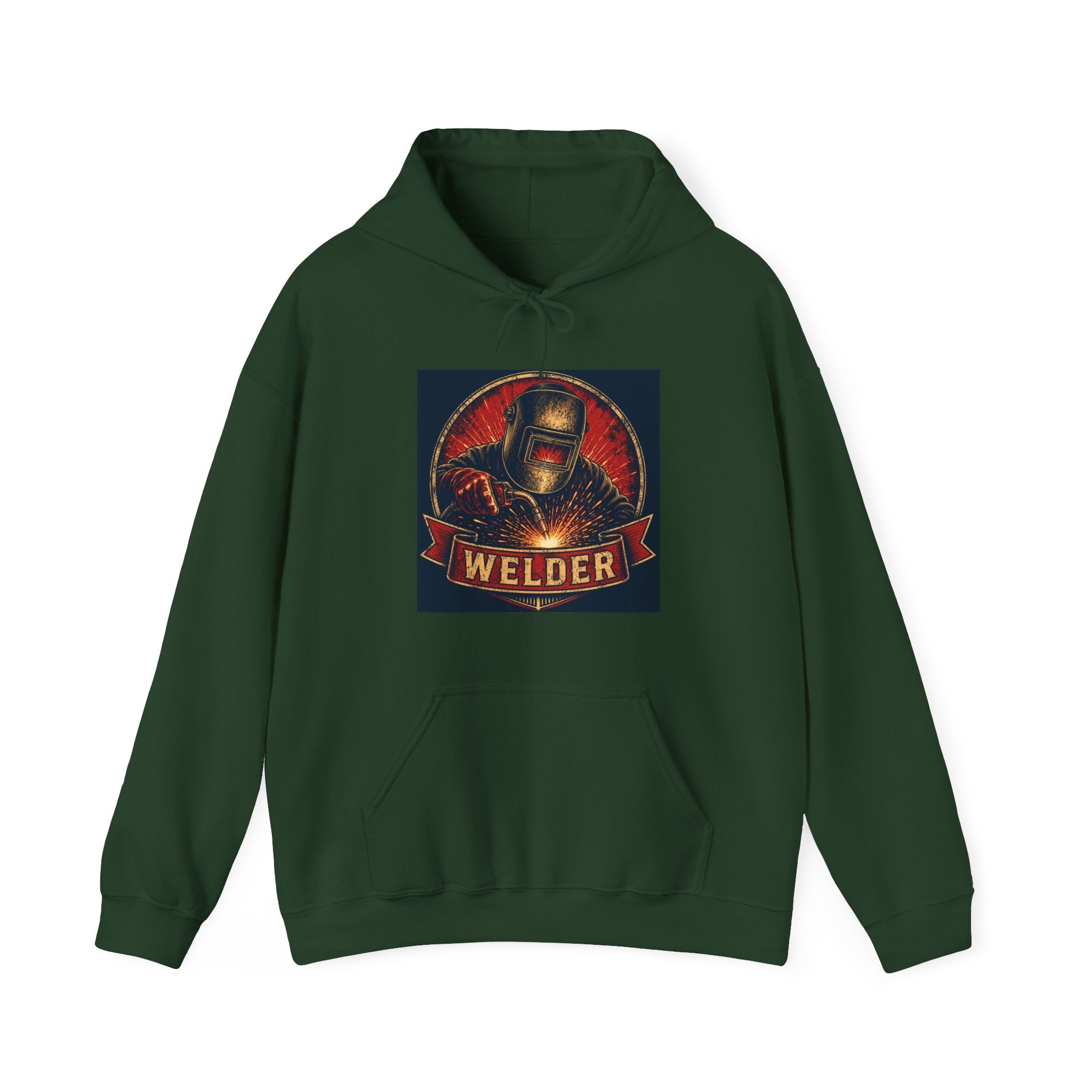 Proud Welder Badge Hoodie