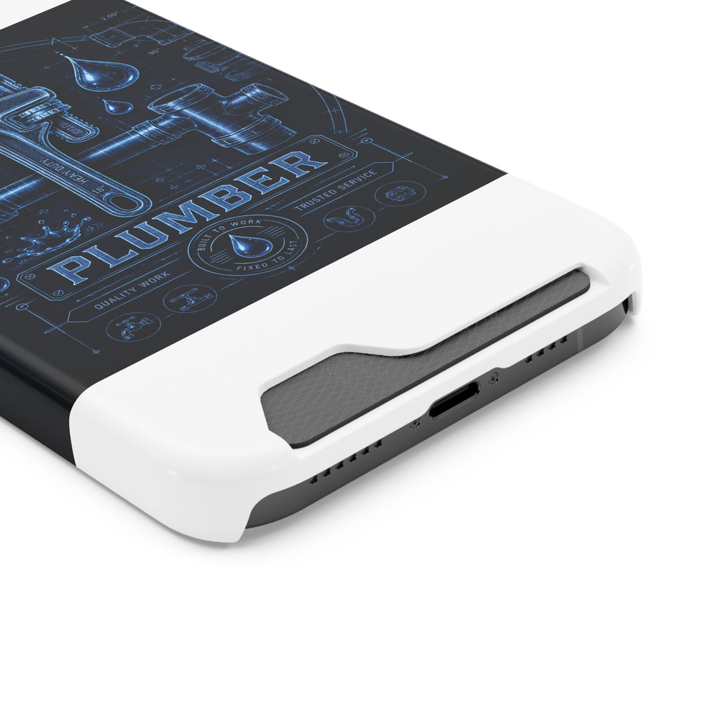 Proud Plumber Blueprint Phone Case
