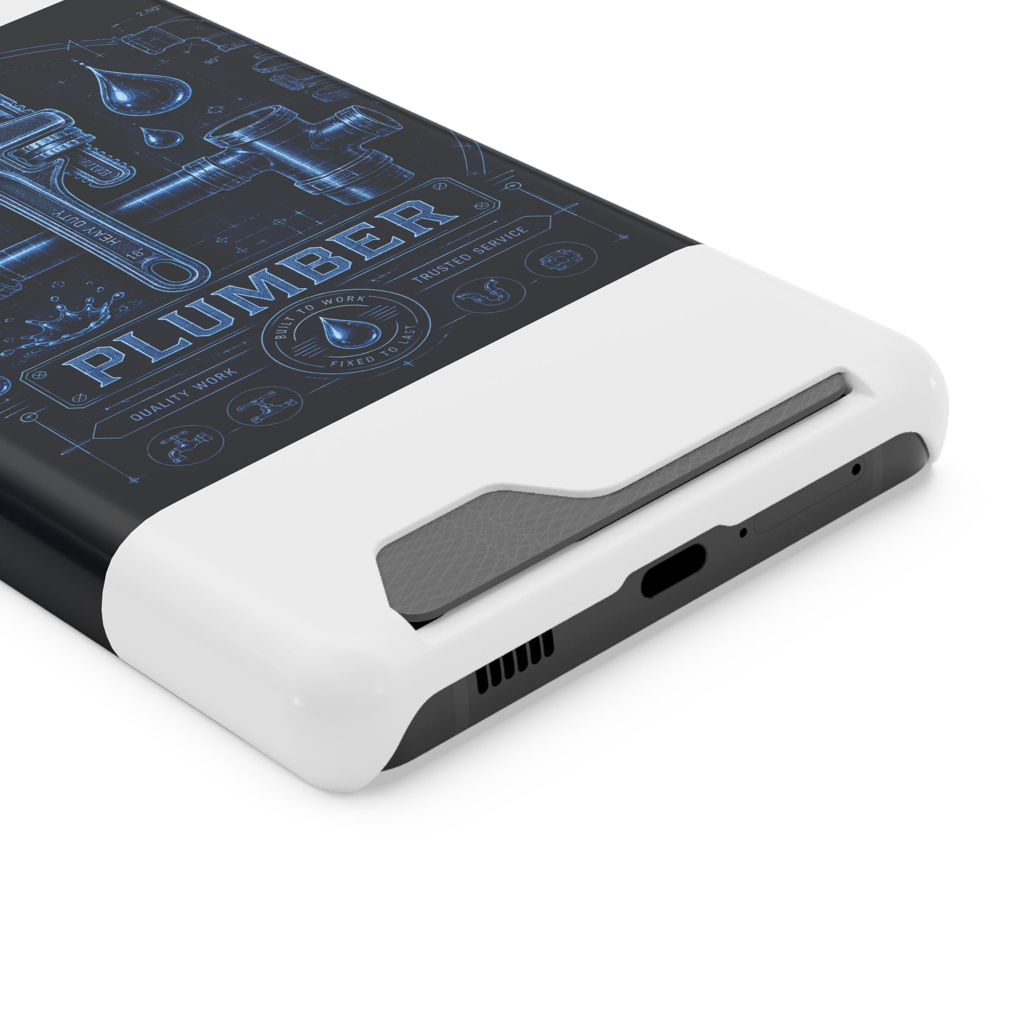 Proud Plumber Blueprint Phone Case