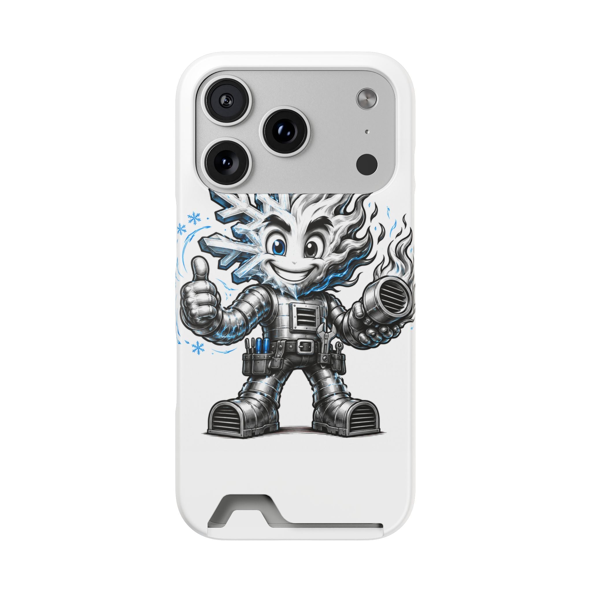 Chilly Robot Snowflake Buddy Phone Case