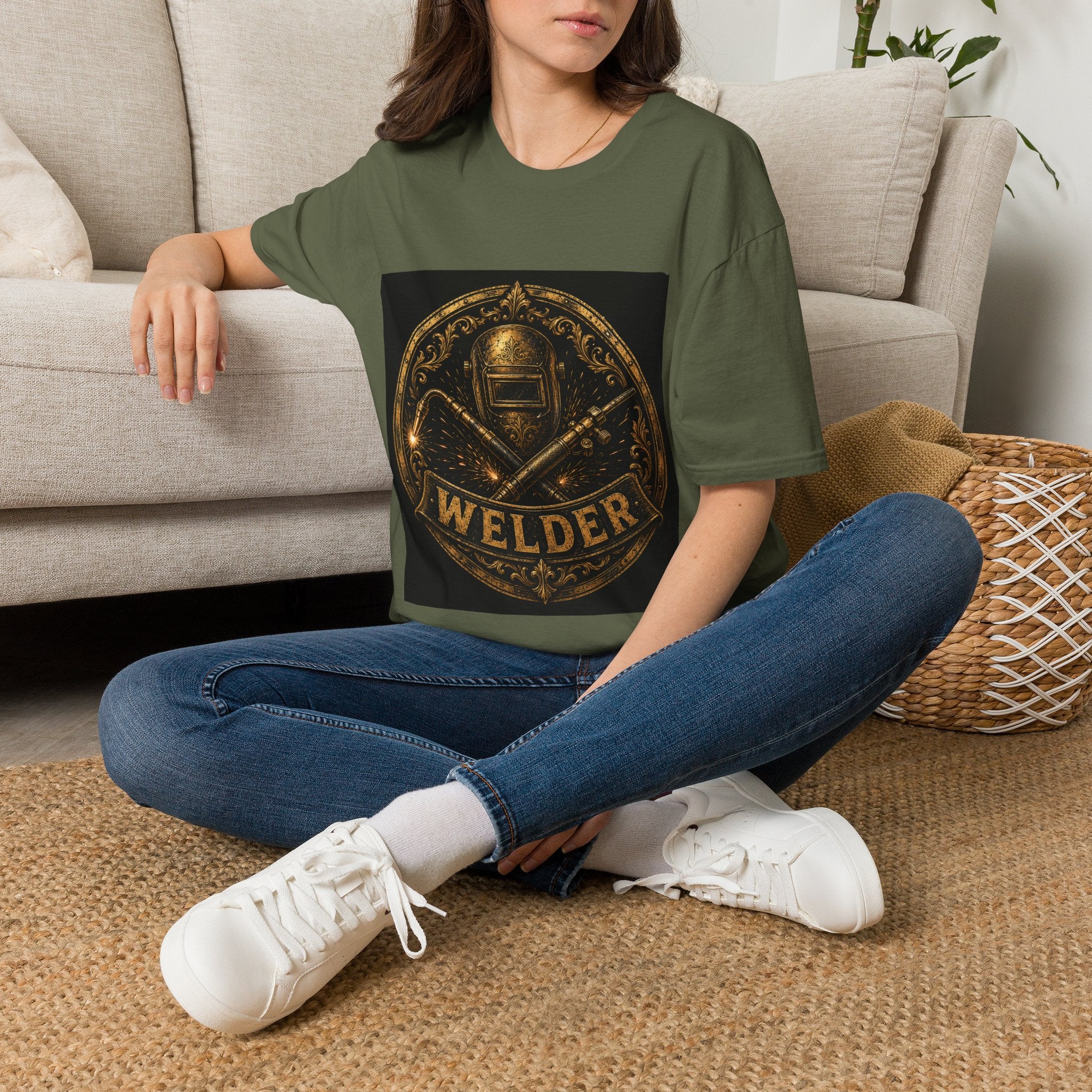 Proud Welder Badge Classic Tee