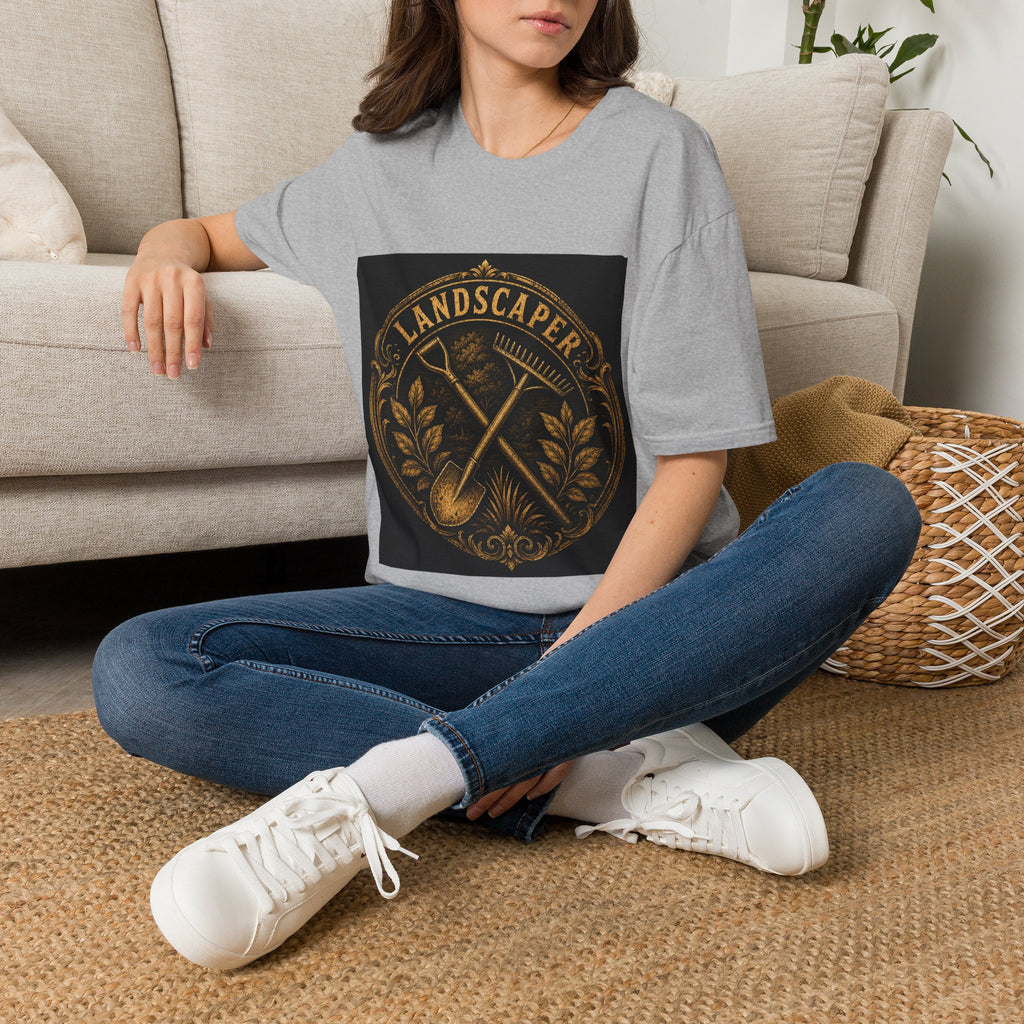 Golden Landscaper Emblem Classic Tee