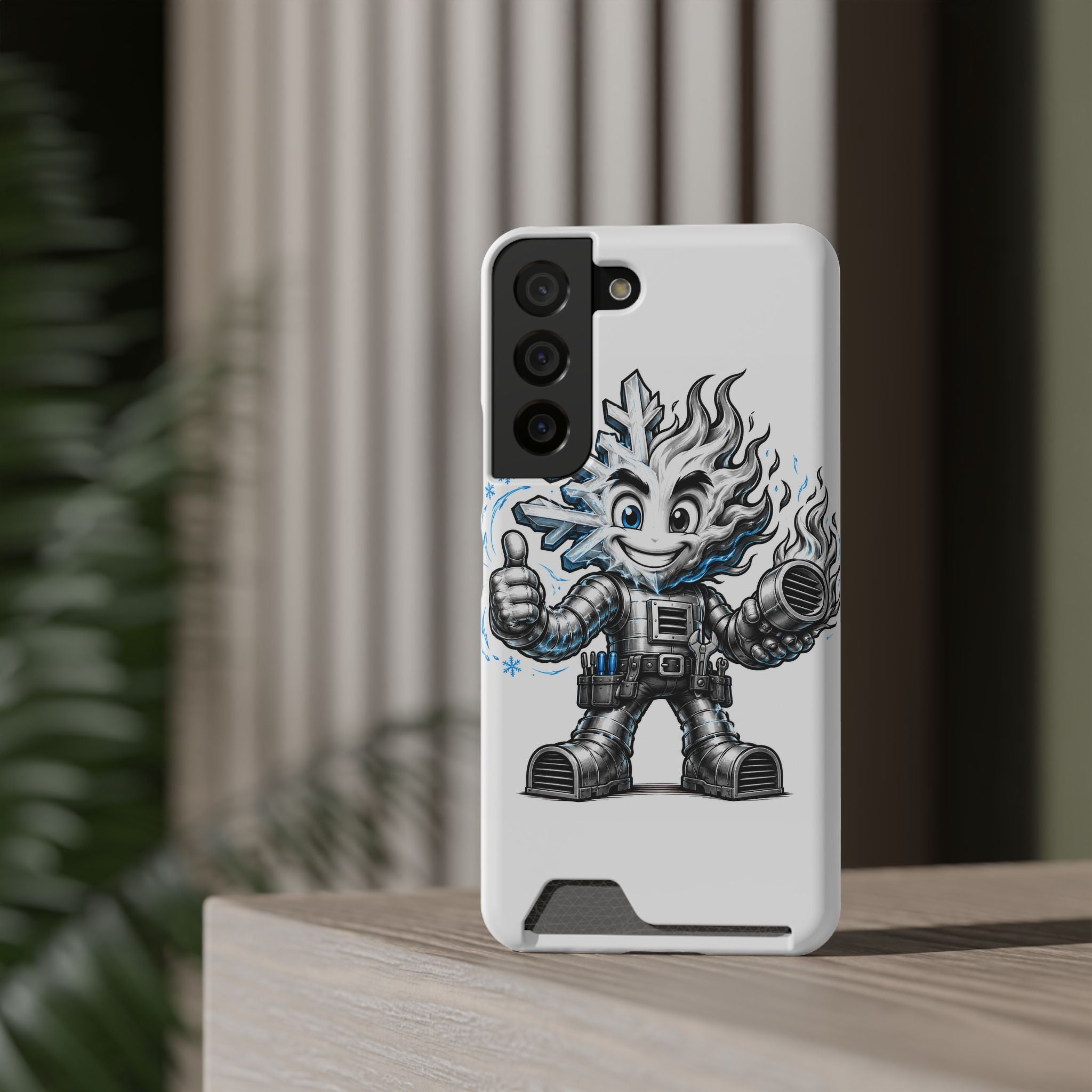 Chilly Robot Snowflake Buddy Phone Case