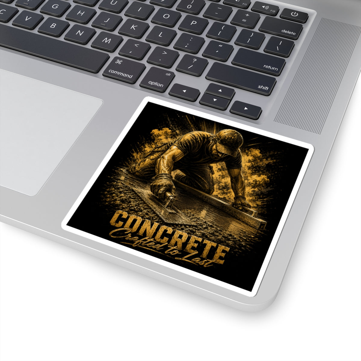 Concrete Crafted To Last Sticker