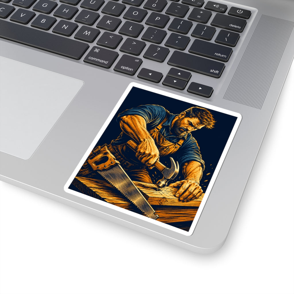 The Hardworking Carpenter Sticker