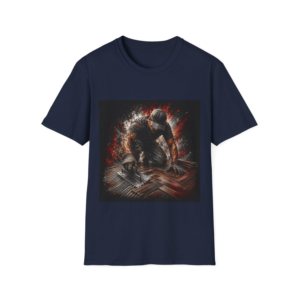 Tattooed Tiler At Work Classic Tee