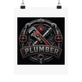 Proud Plumber Badge Poster