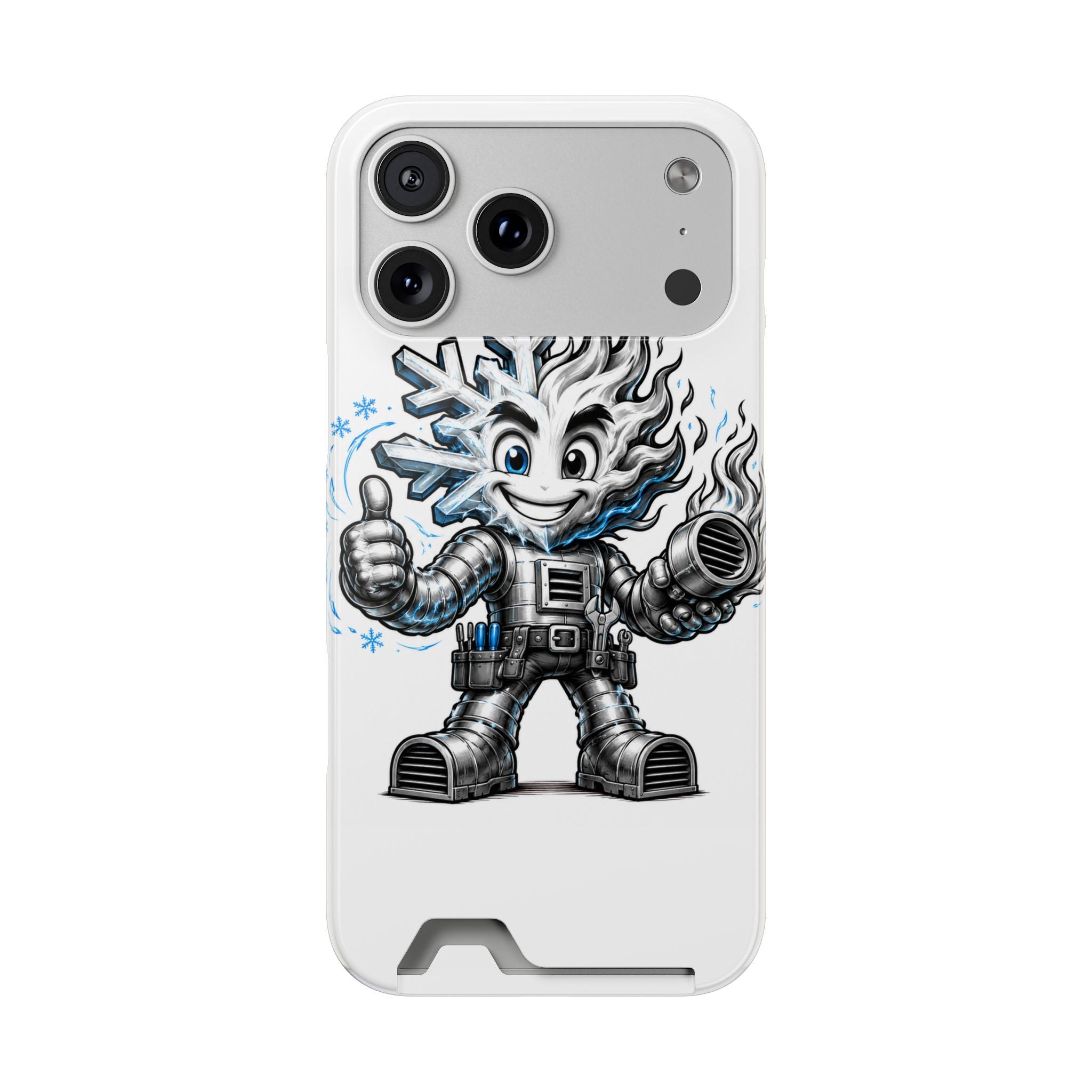 Chilly Robot Snowflake Buddy Phone Case