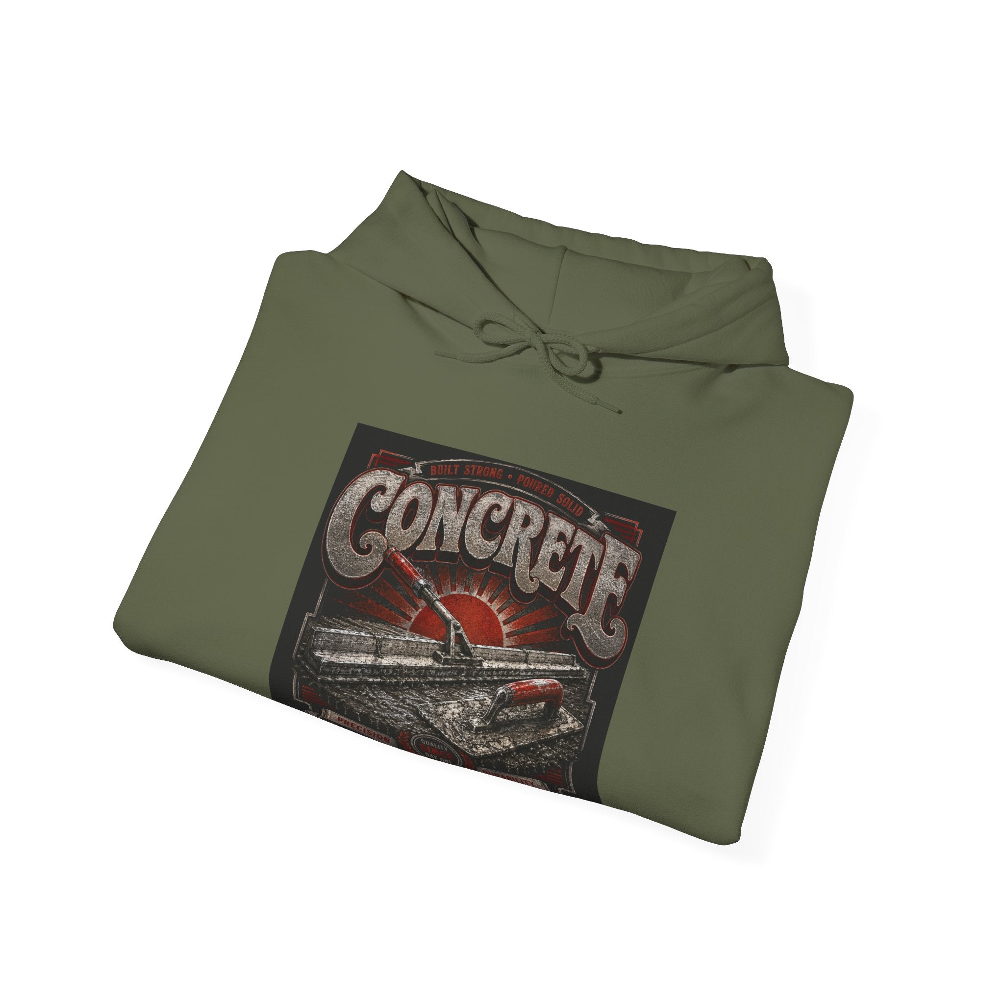 Built Strong Concrete Crew Hoodie