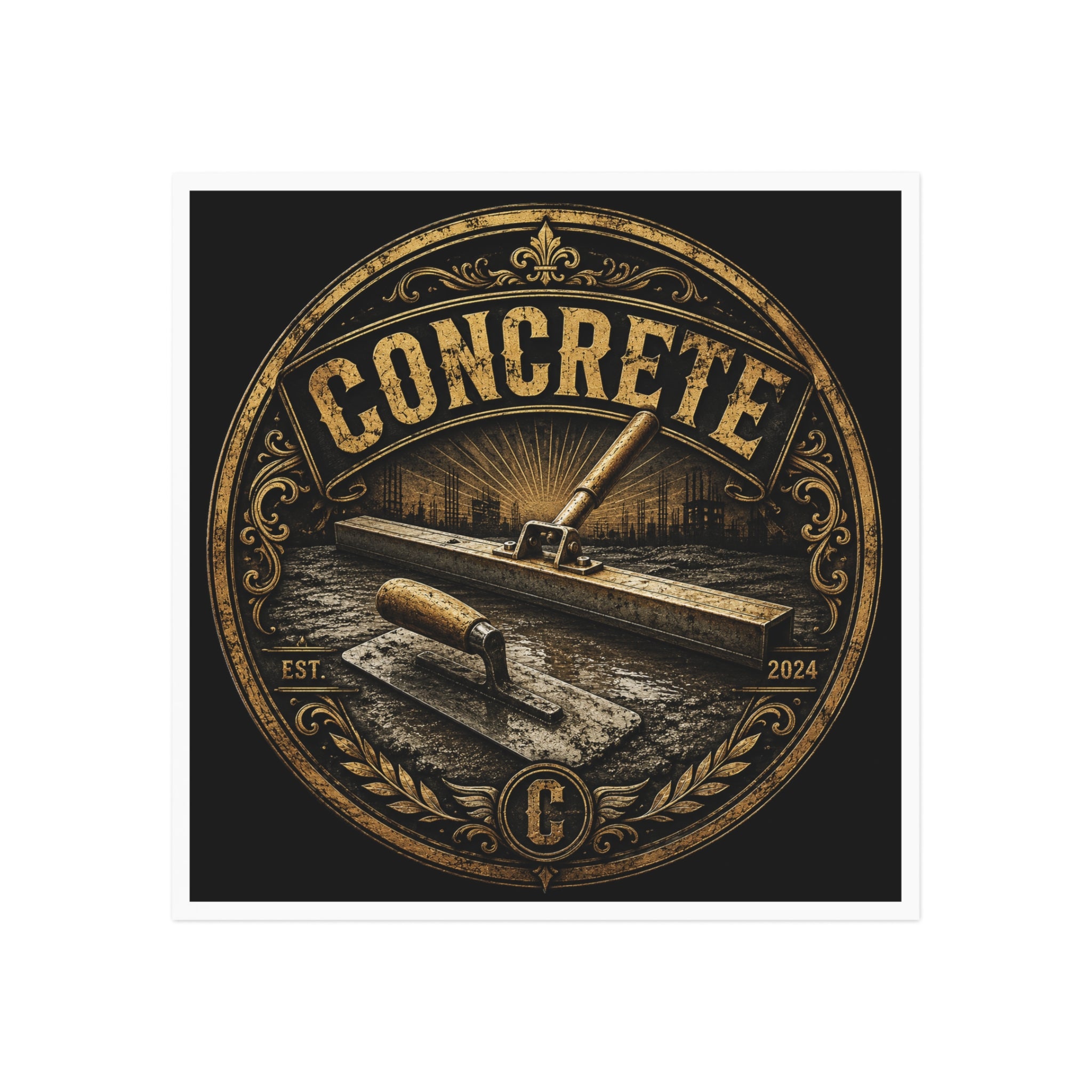 Concrete Craftsmanship Magnet