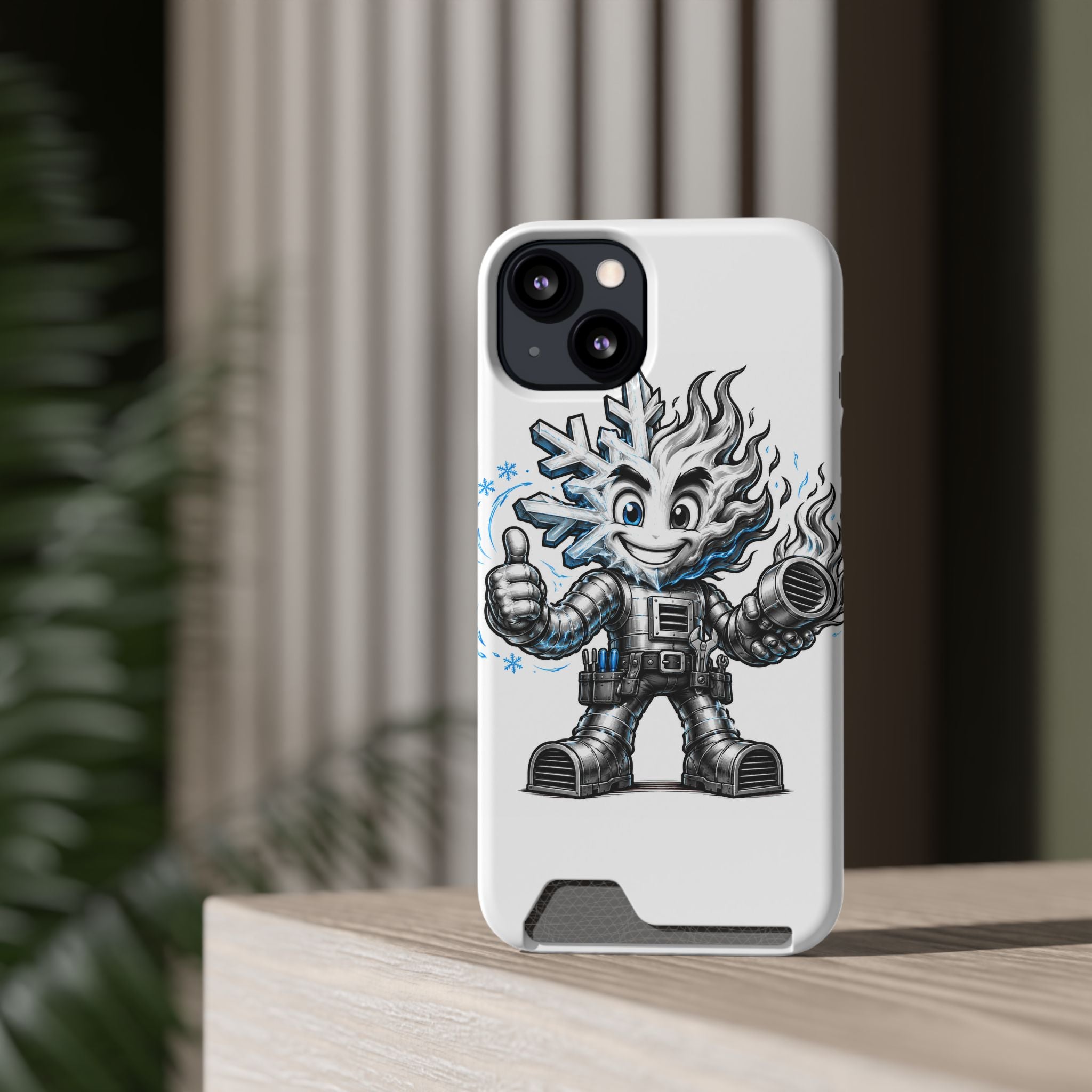 Chilly Robot Snowflake Buddy Phone Case