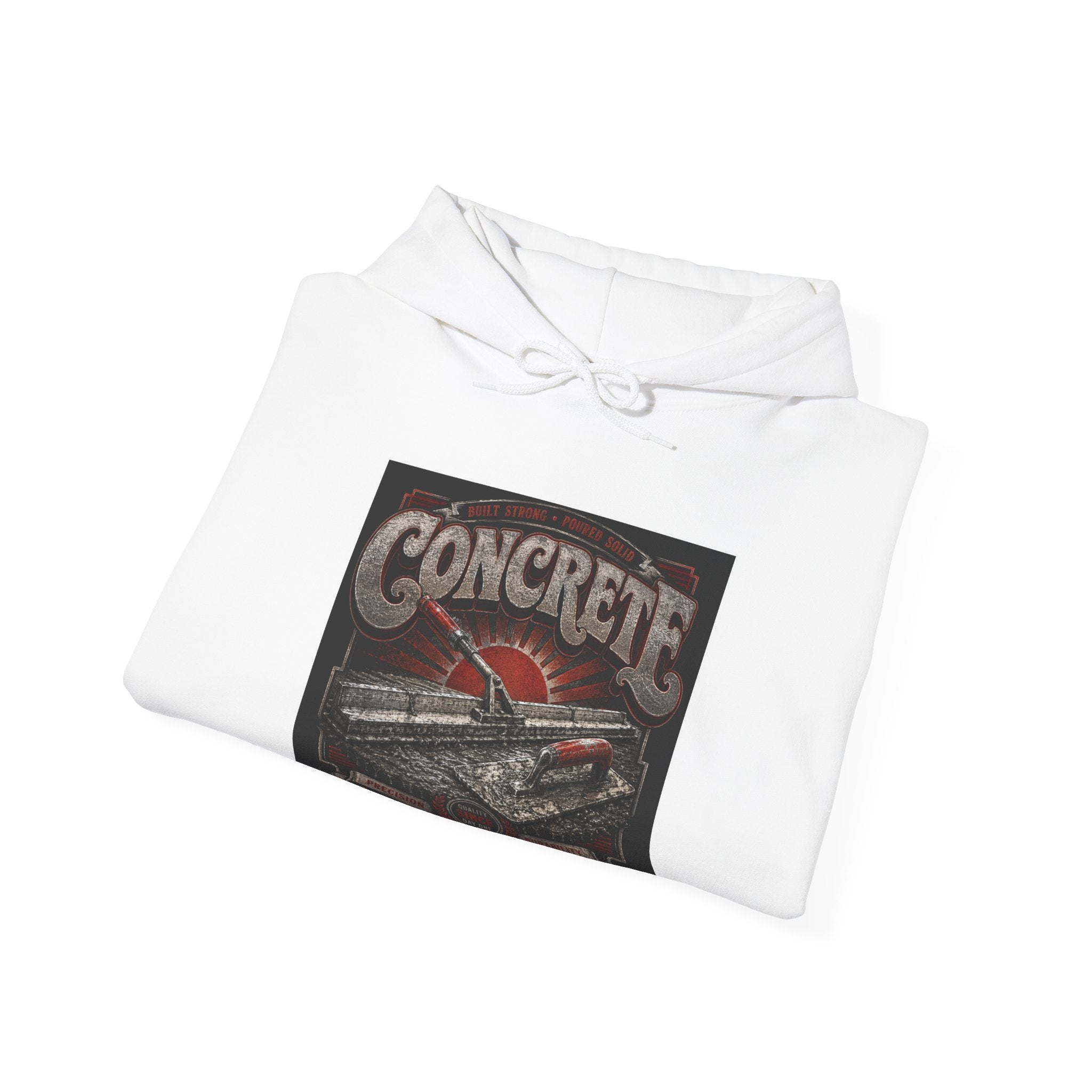 Built Strong Concrete Crew Hoodie