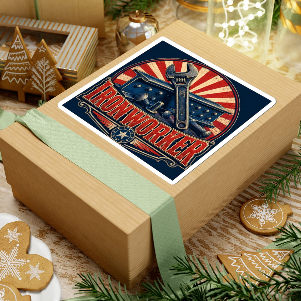 American Ironworker Pride Sticker