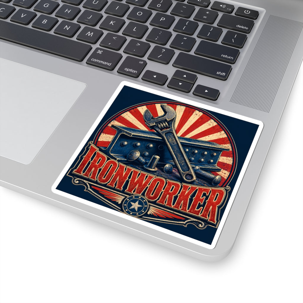 American Ironworker Pride Sticker