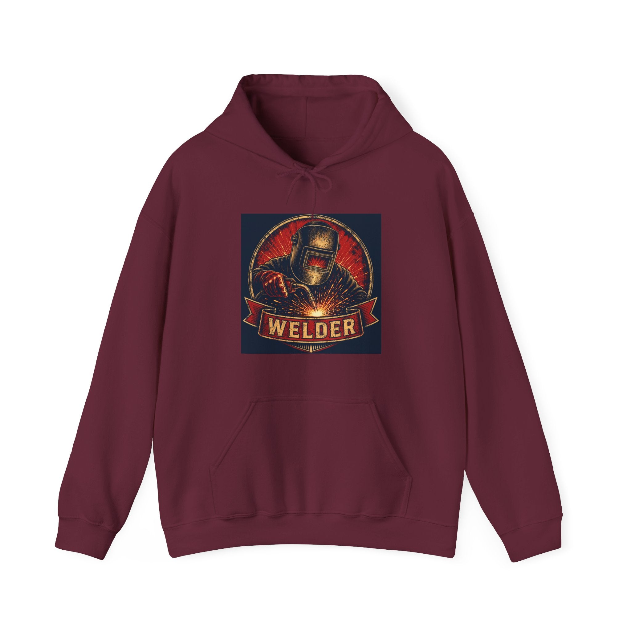 Proud Welder Badge Hoodie
