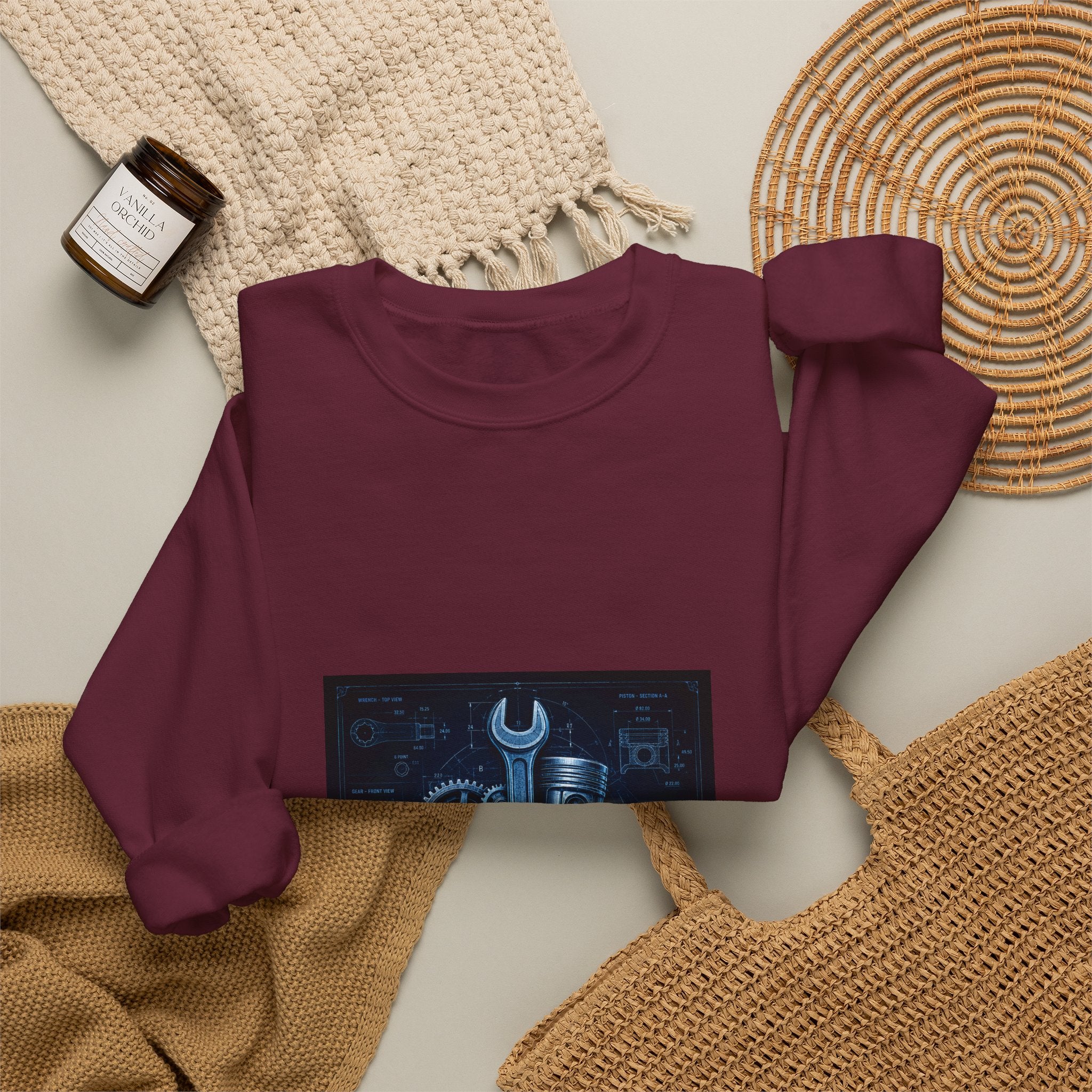 Mechanic Blueprint Sweatshirt
