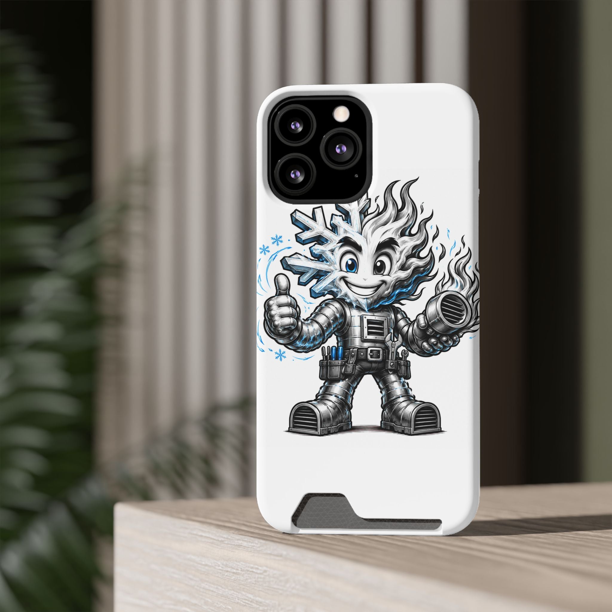 Chilly Robot Snowflake Buddy Phone Case