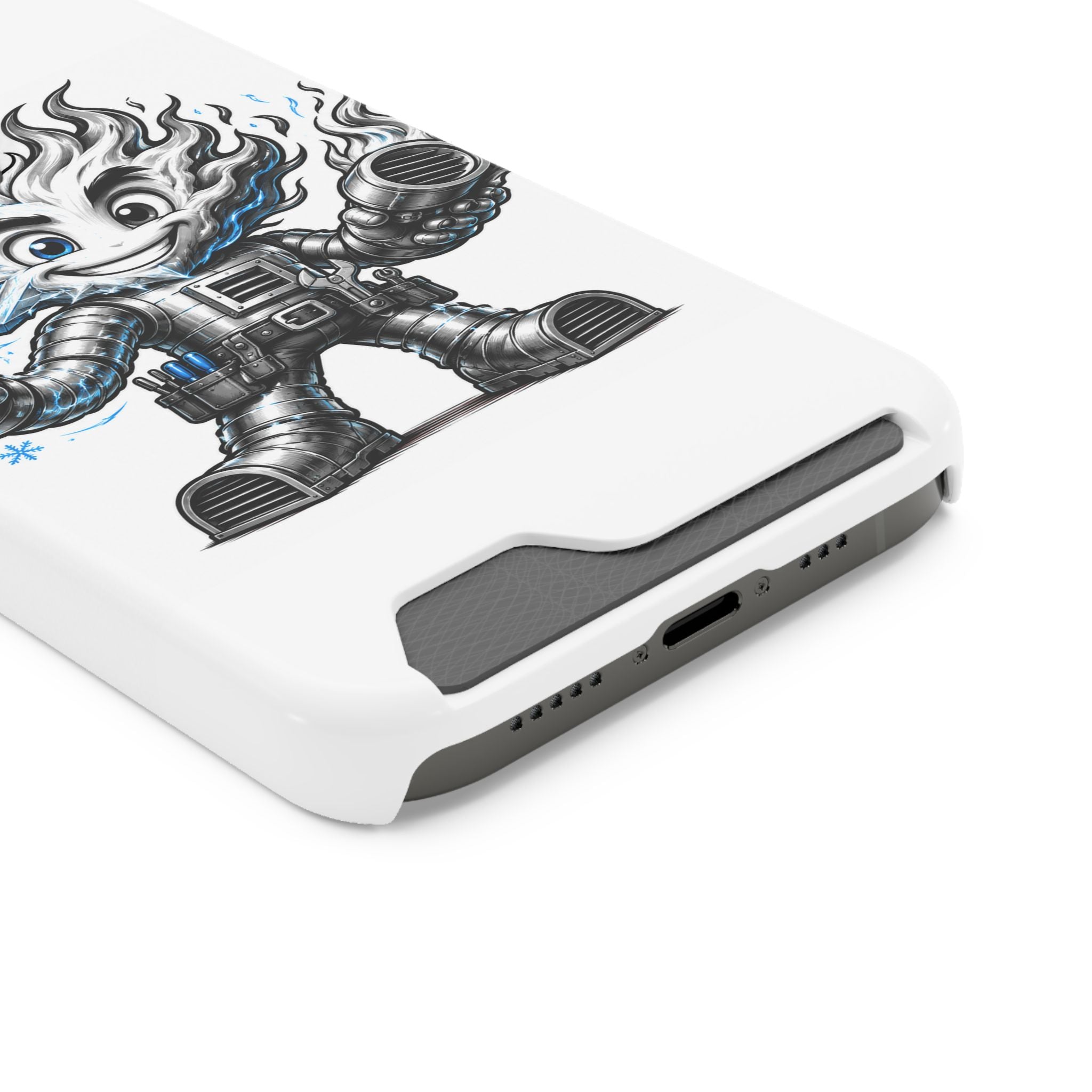 Chilly Robot Snowflake Buddy Phone Case