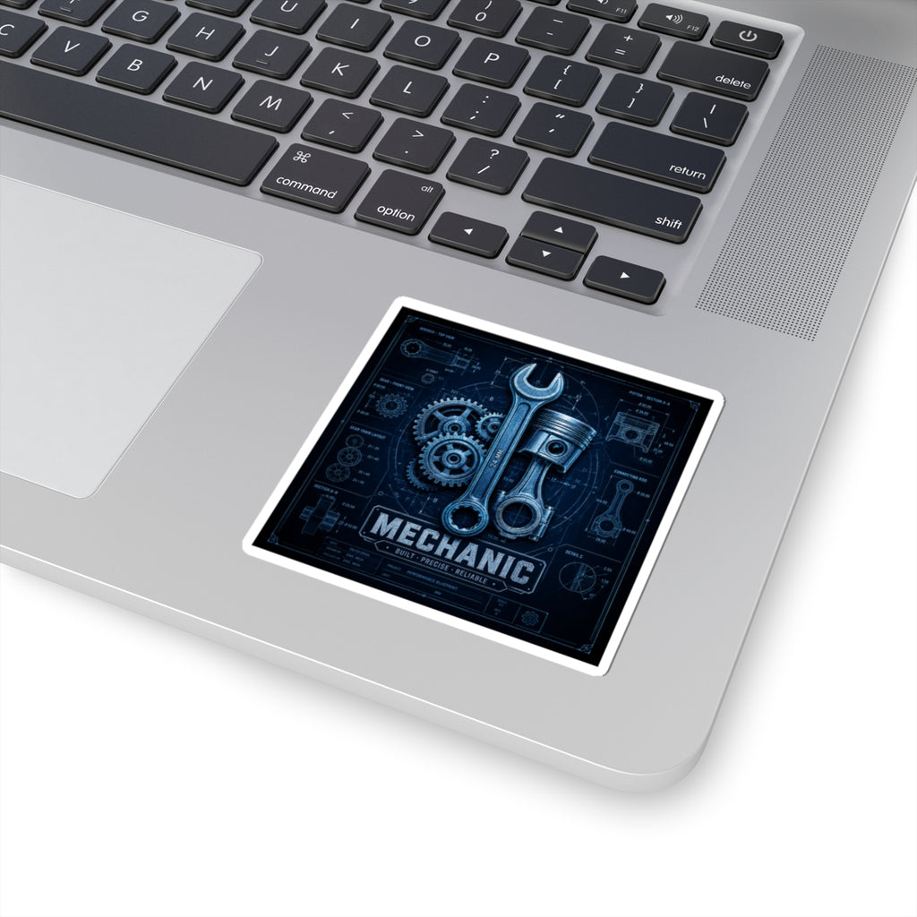 Mechanic Blueprint Sticker