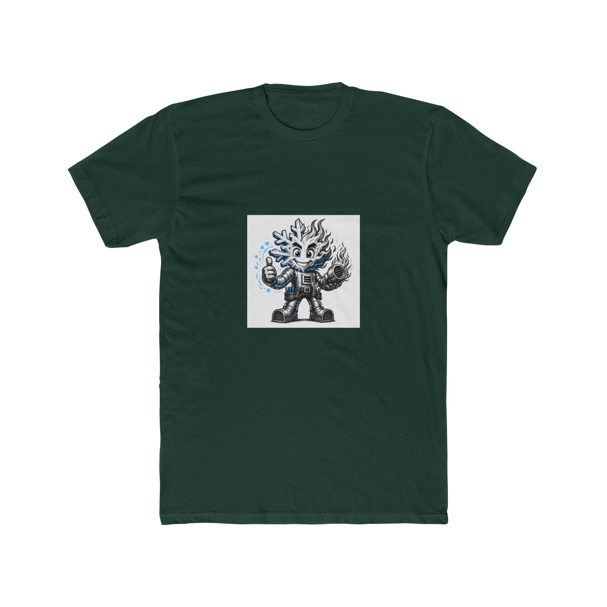 Chilly Robot Snowflake Buddy Tee