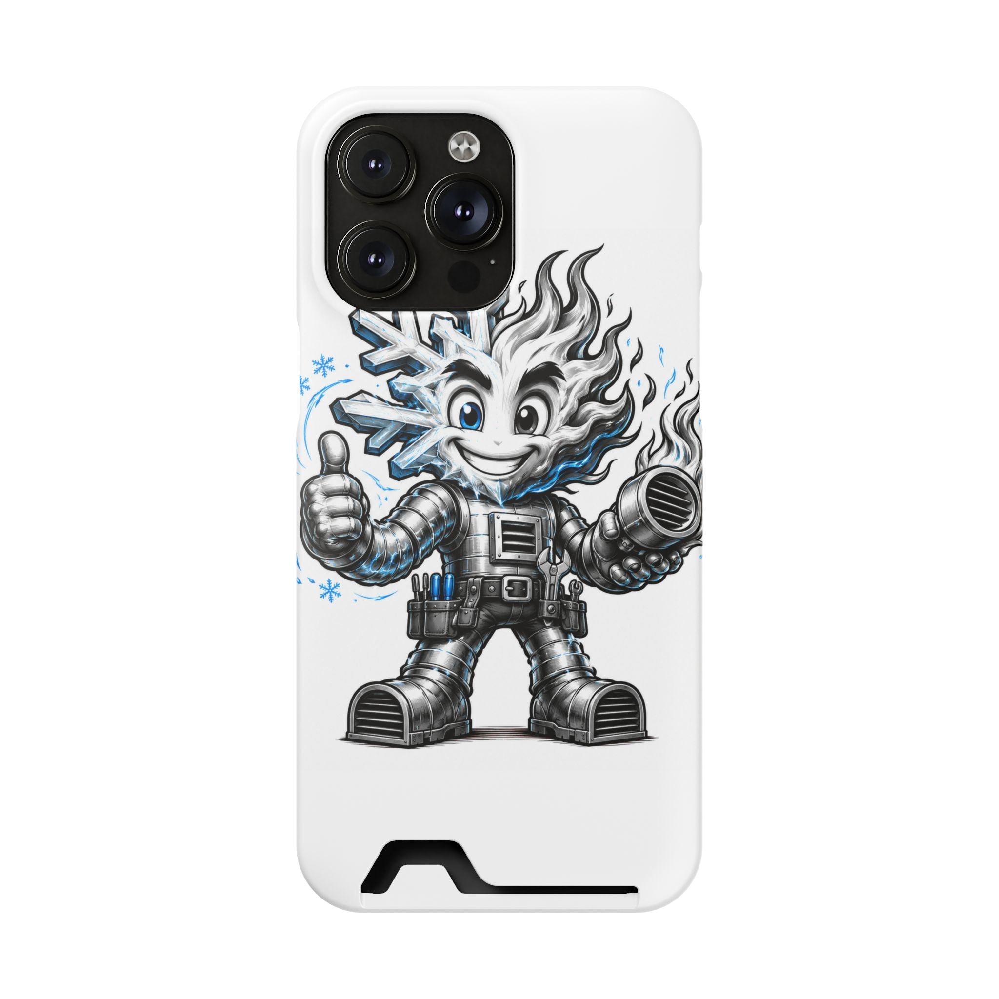 Chilly Robot Snowflake Buddy Phone Case