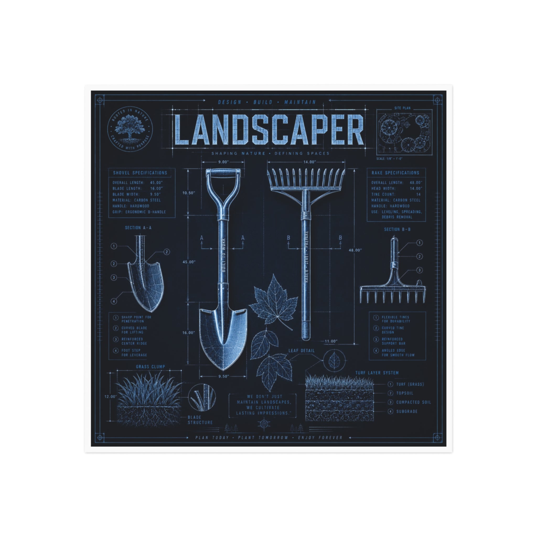 Landscaper's Toolbox Essentials Magnet