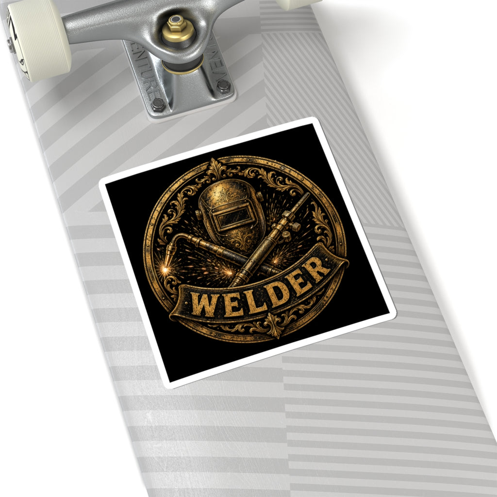Proud Welder Badge Sticker