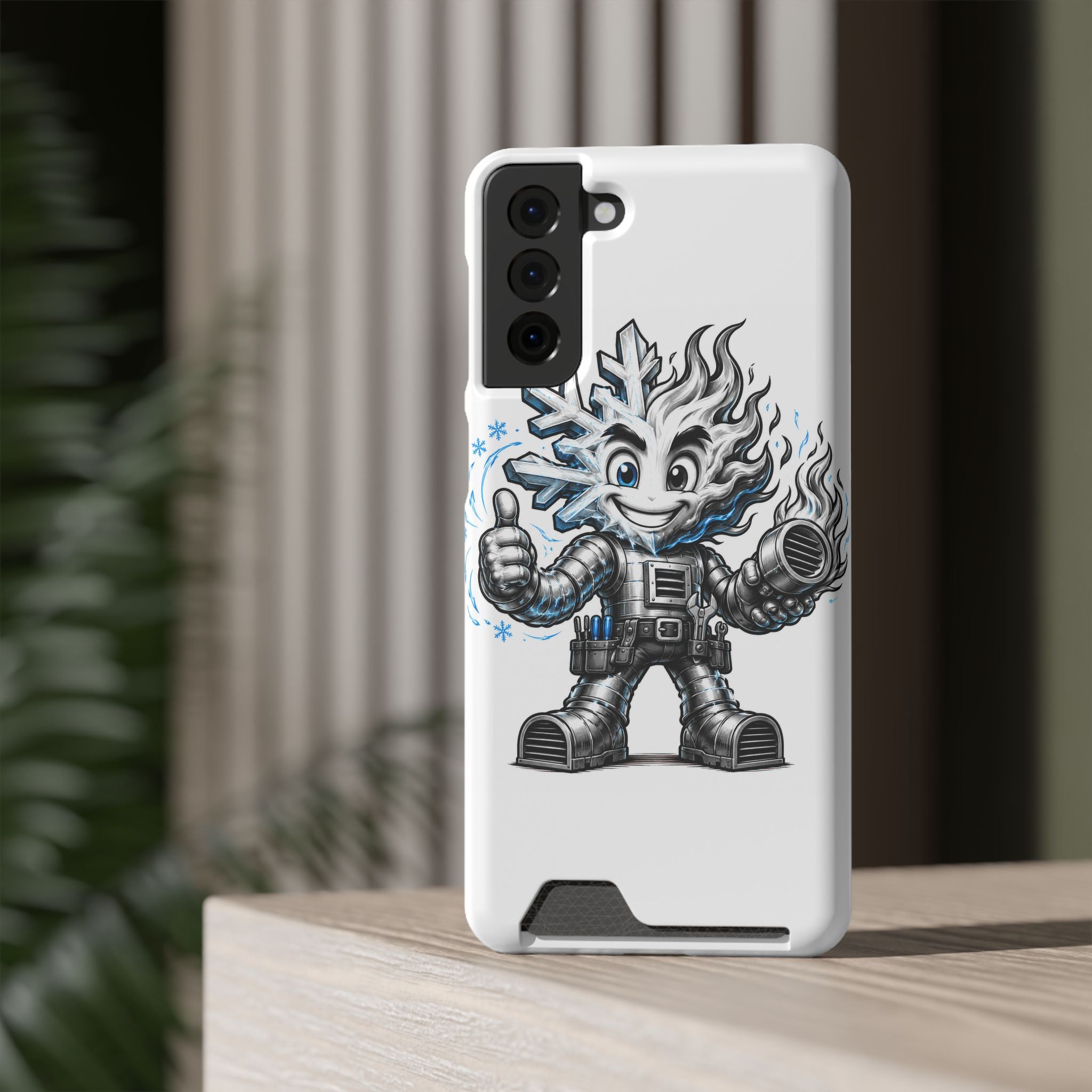 Chilly Robot Snowflake Buddy Phone Case