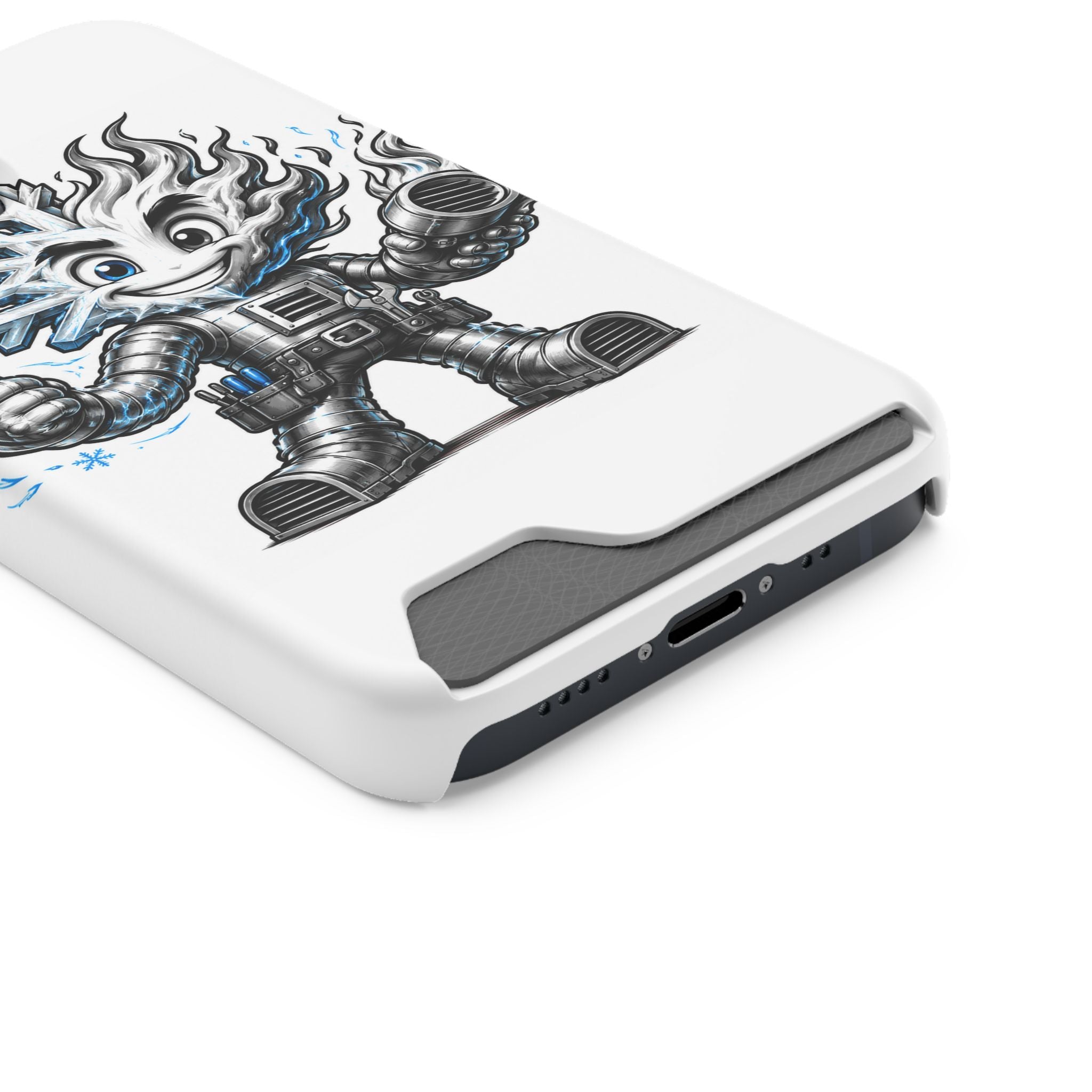Chilly Robot Snowflake Buddy Phone Case