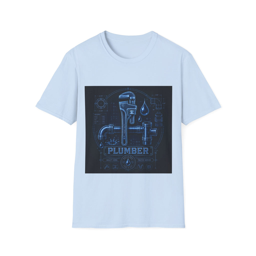 Proud Plumber Blueprint Classic Tee