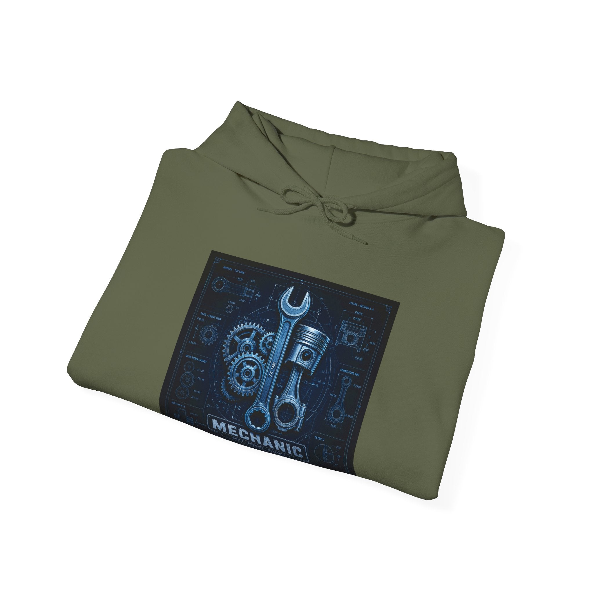 Mechanic Blueprint Hoodie