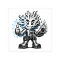 Chilly Robot Snowflake Buddy Sticker