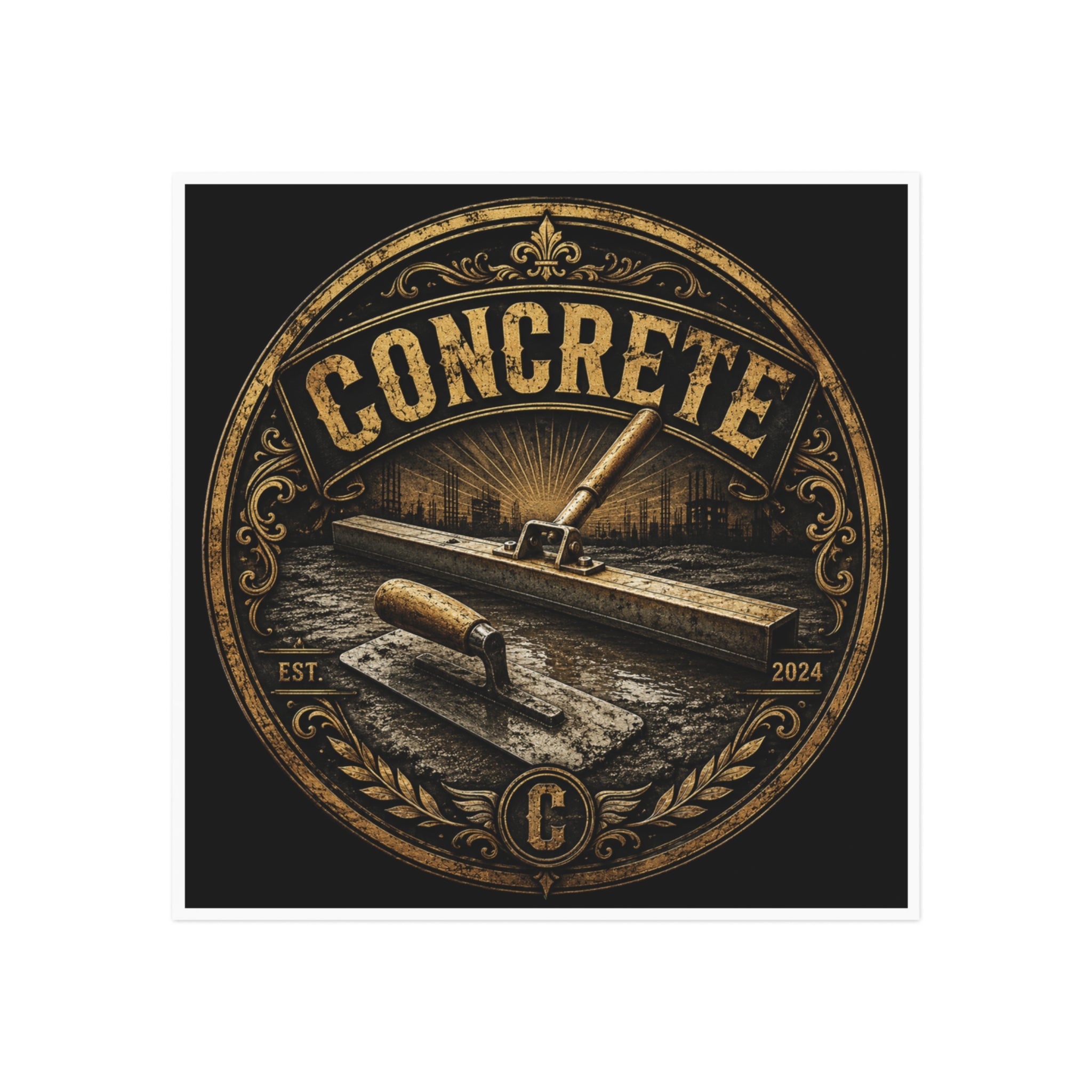 Concrete Craftsmanship Magnet