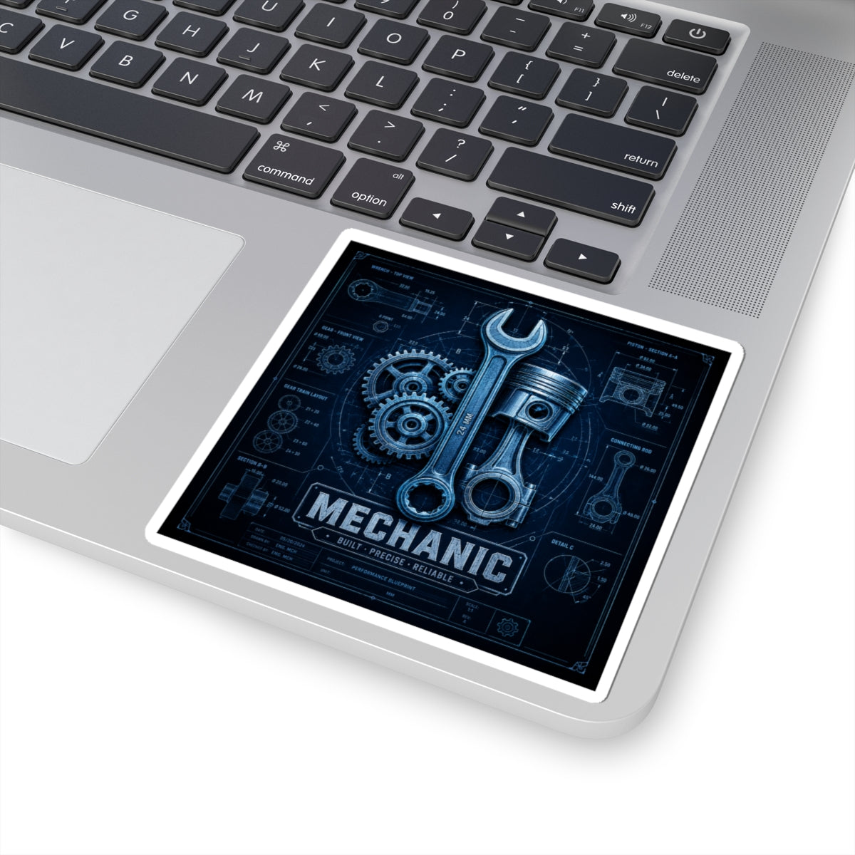 Mechanic Blueprint Sticker