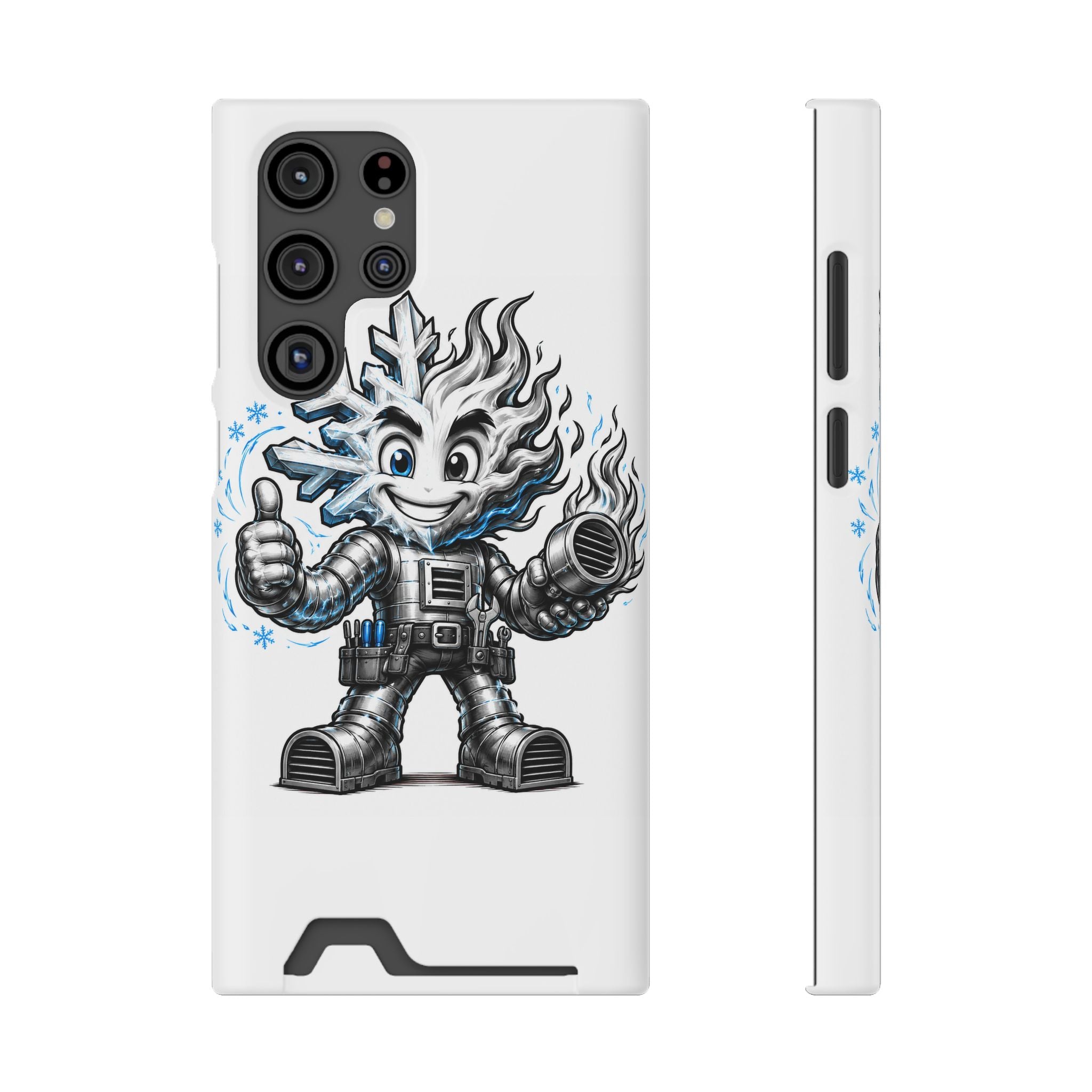 Chilly Robot Snowflake Buddy Phone Case