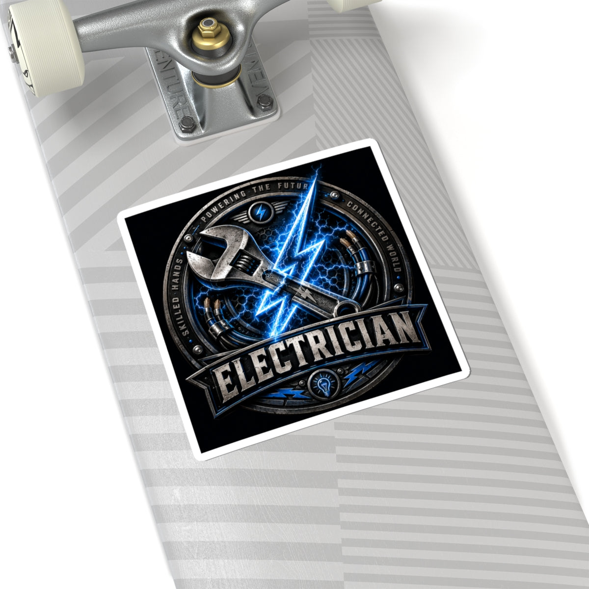 Powering The Future Electrician Sticker