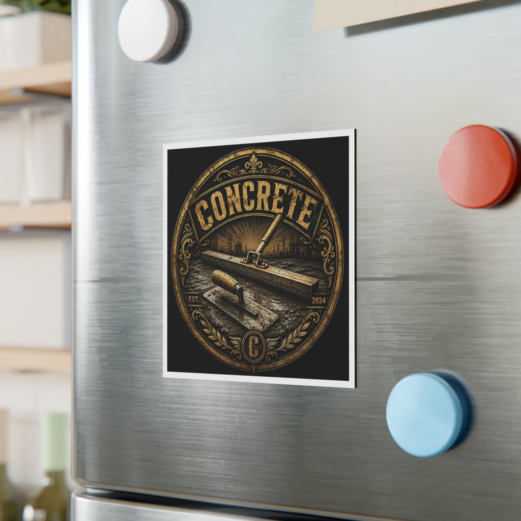Concrete Craftsmanship Magnet