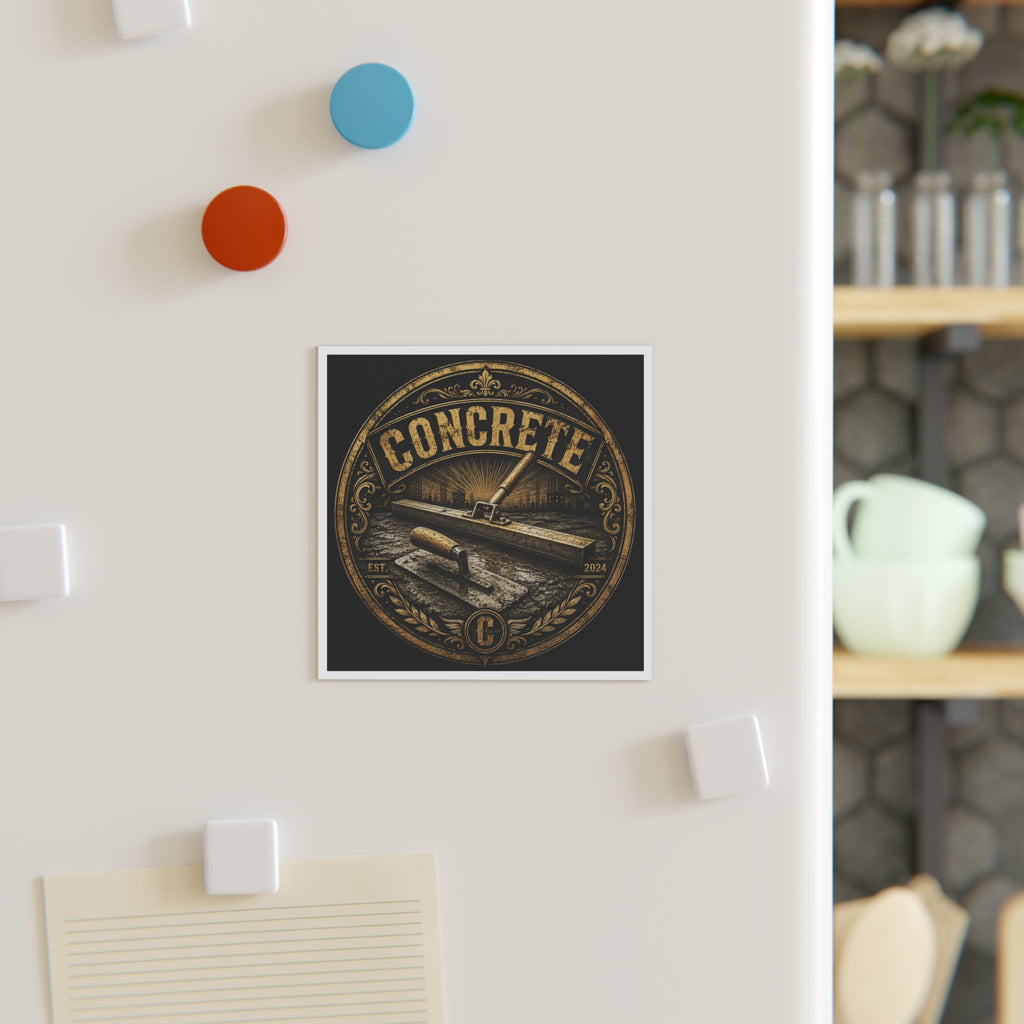 Concrete Craftsmanship Magnet