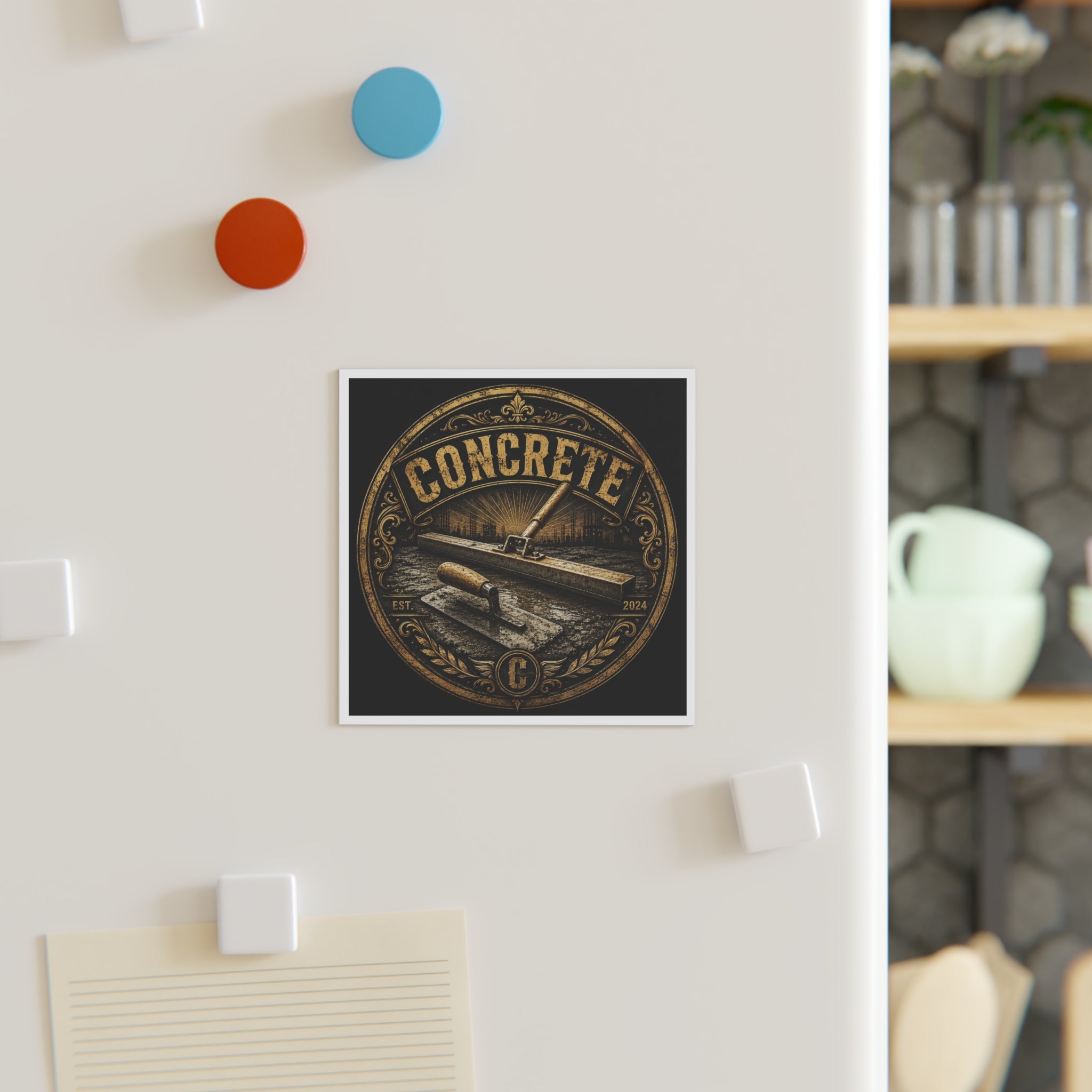 Concrete Craftsmanship Magnet
